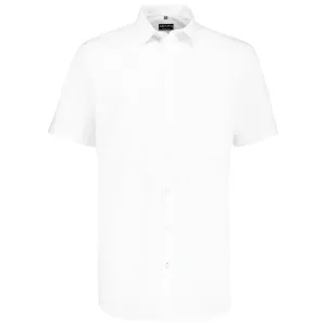 Chemise manche courte business blanche modèle WARREN-12XL