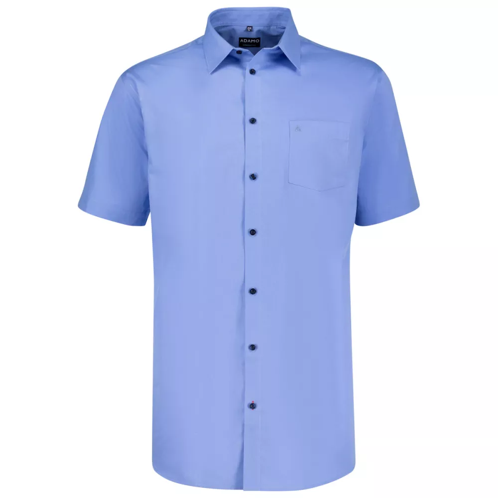 Chemise manche courte business bleu clair du 4XL au 10XL WARREN-6XL