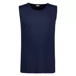 Tshirt débardeur  Grande Taille bleu marine Comfort Fit-10XL