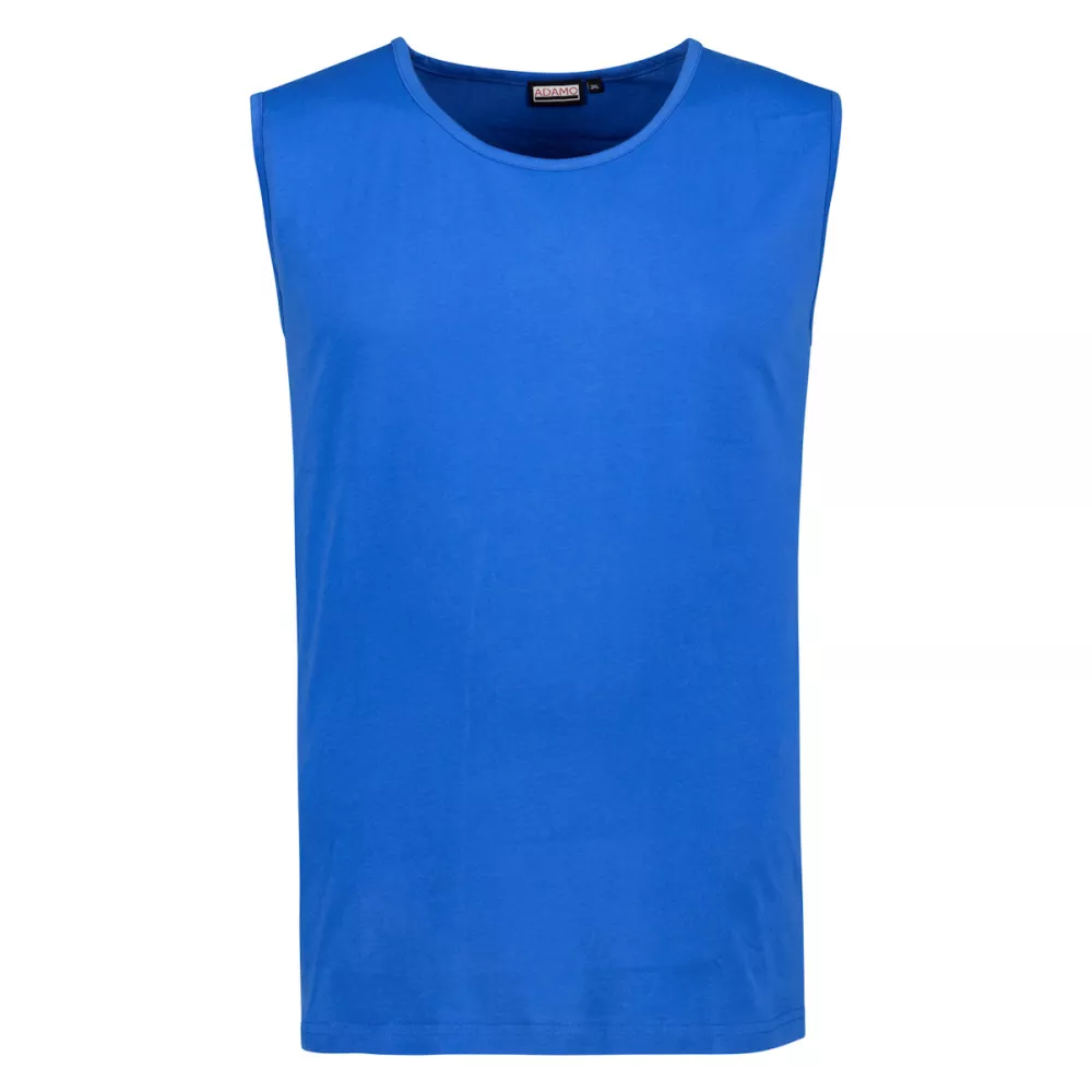 Tshirt débardeur  Grande Taille bleu royal Comfort Fit-5XL