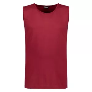 Tshirt débardeur  Grande Taille bordeaux Comfort Fit-4XL