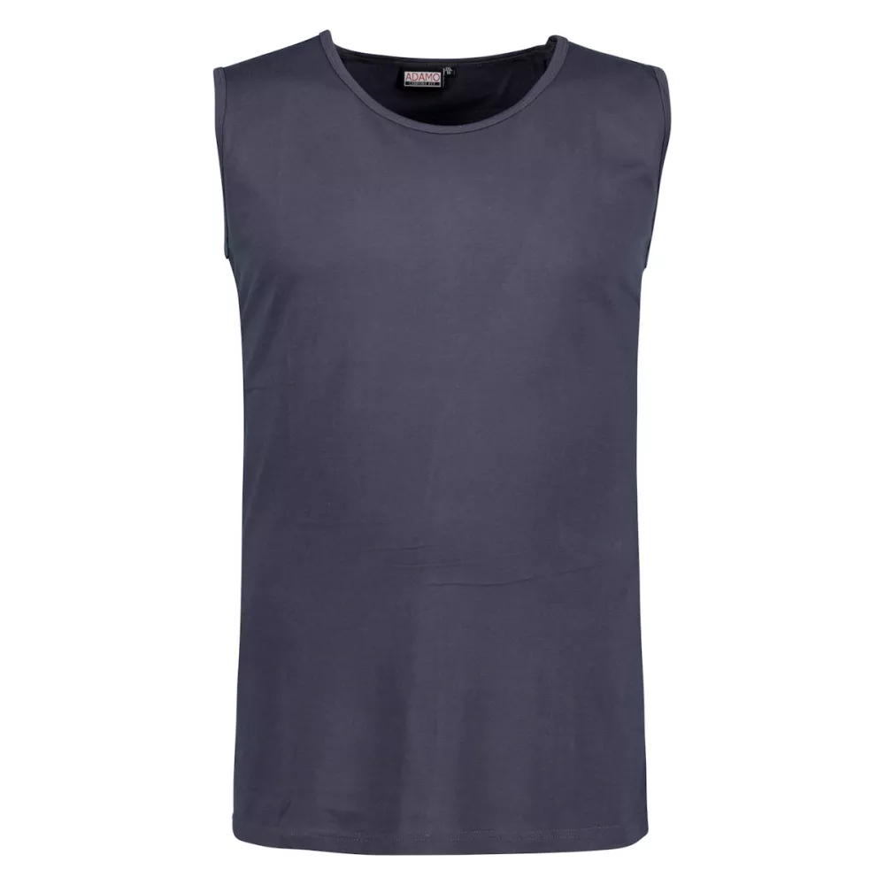 Tshirt débardeur  Grande Taille gris anthracite Comfort Fit-3XL