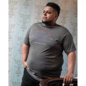 Pack de 2 T-shirts bleu marine et kakhi manche courte 3XL à  8XL-6XL