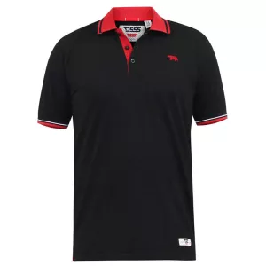 Polo noir manche courte 3XL à 6XL - Chester-4XL