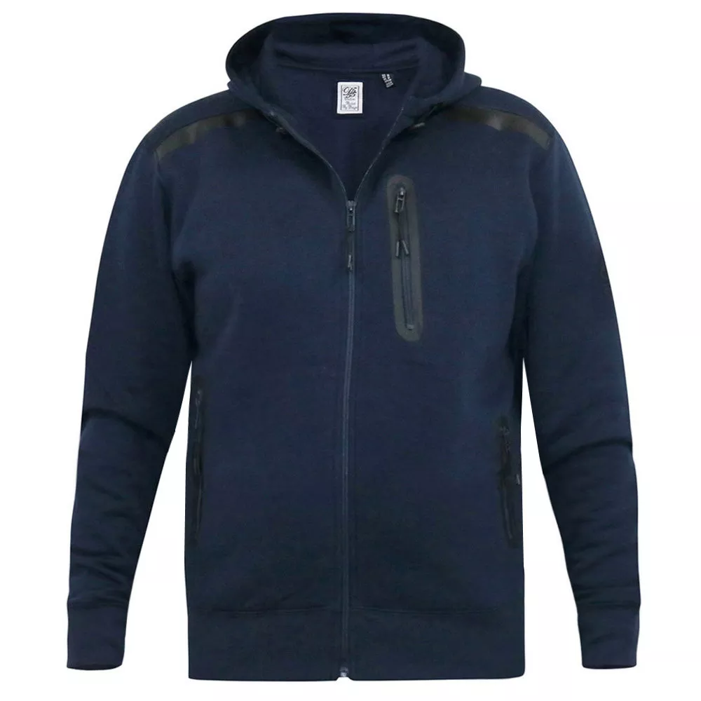 Sweat cardigan bleu marine 3XL à 6XL - Gabriel-4XL
