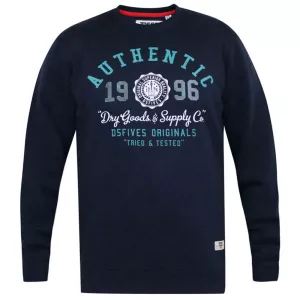 Sweat à col rond classique bleu marine de 3XL à  6XL - Authentic