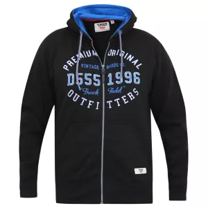 Sweat Hoody Zippé noir de 3XL à 8XL - Premium