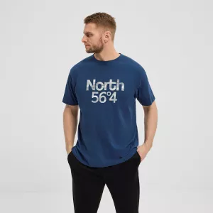 North 56°4 T-shirt manche courte bleu pétrole 3XL à 8XL - NORTH-5XL
