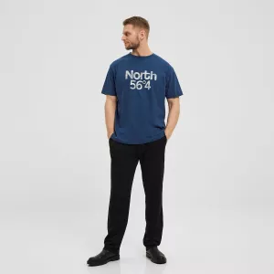 North 56°4 T-shirt manche courte bleu pétrole 3XL à 8XL - NORTH-5XL