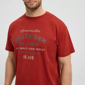 North 56DENIM T-shirt manche courte rouille 3XL à 8XL - North 56 DNM-3XL