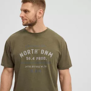 North 56DENIM T-shirt manche courte vert olive 3XL à 8XL - North 56 DNM-6XL