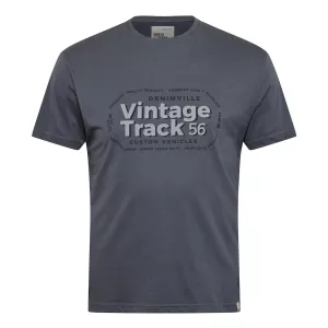 North 56DENIM T-shirt manche courte stone foncé 3XL à 8XL - Vintage Track 56
