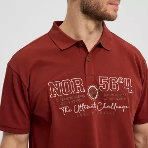 North 56°4 Polo rouille de 3XL à 10XL-8XL