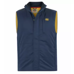 Veste sans manche matelassée bleu marine-3XL