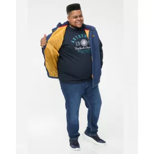 Veste sans manche matelassée bleu marine de 3XL à 6XL-4XL