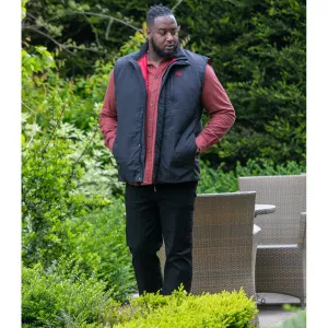 Veste sans manche matelassée noir de 3XL à 6XL-4XL