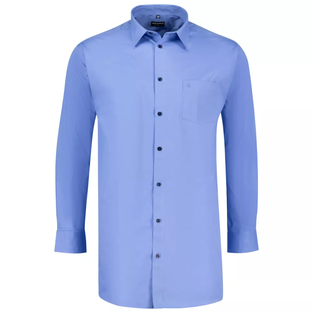 Chemise manche longue business bleu clair du 4XL au 10XL JOHN-4XL