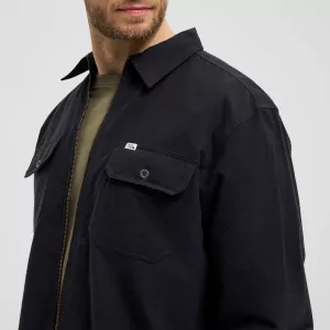 Surchemise zippée noire-3XL