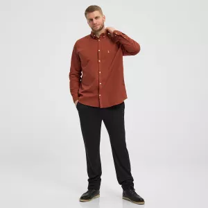 Chemise rouille manche longue hyper stretch-8XL