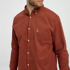 Chemise rouille manche longue hyper stretch-8XL