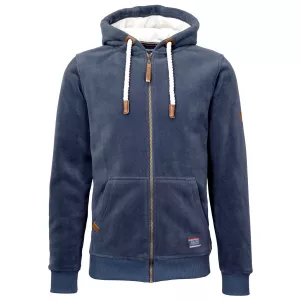 Veste en polaire zippé bleu indigo de 3XL à 10XL