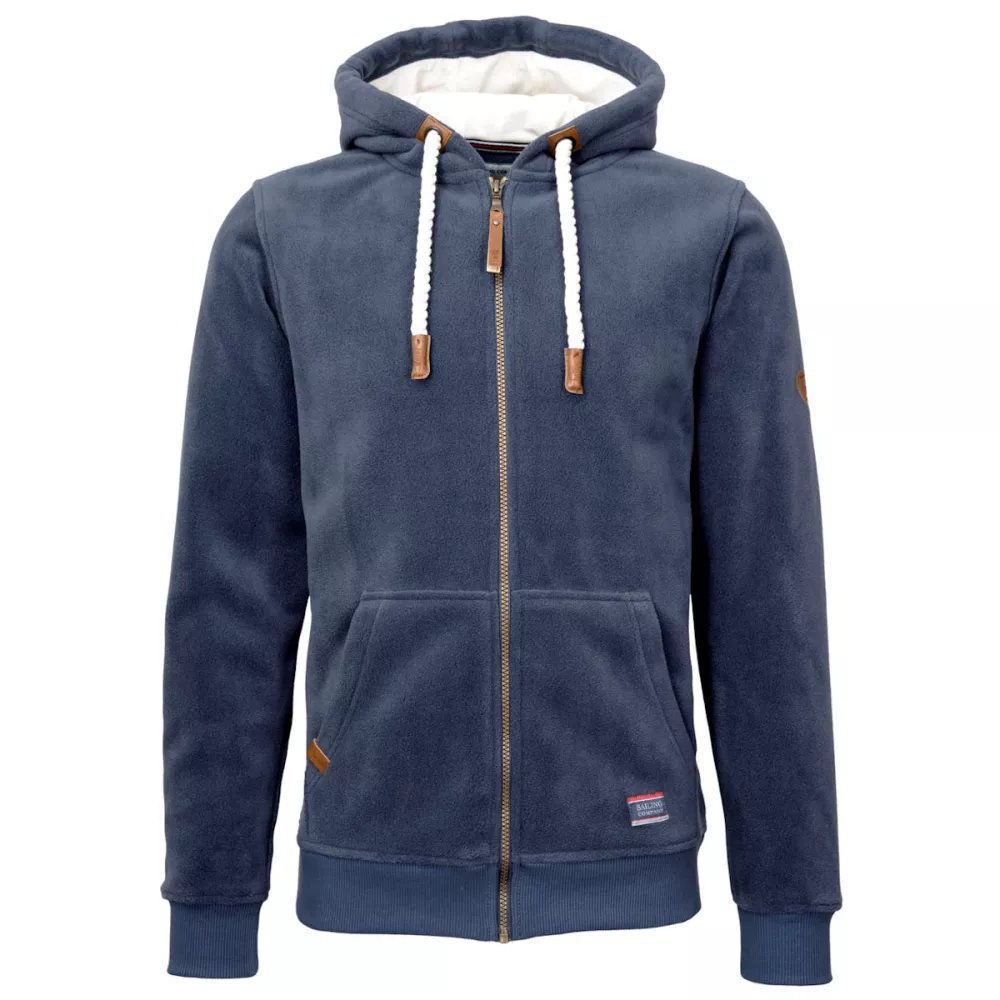 Veste en polaire zippé bleu indigo de 3XL à 10XL-3XL