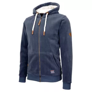 Veste en polaire zippé bleu indigo de 3XL à 10XL-3XL