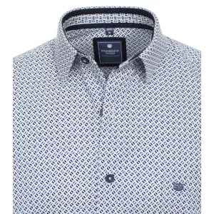 Chemise manche longue Motif Marine et bleu de 2XL à 6XL-6XL