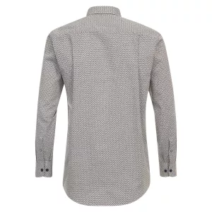 Chemise manche longue Motif marron de 2XL à 6XL-6XL