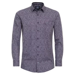 Chemise manche longue Motif aubergine de 2XL à 6XL