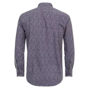 Chemise manche longue Motif aubergine de 2XL à 6XL-5XL