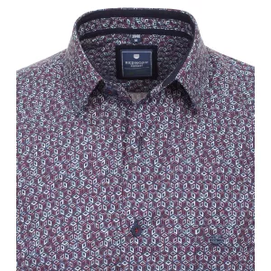 Chemise manche longue Motif aubergine de 2XL à 6XL-5XL