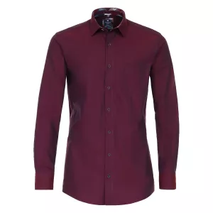 Chemise manche longue Aubergine de 2XL à 6XL