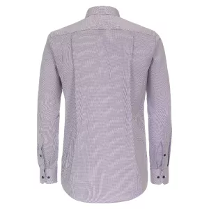 Chemise manche longue petit motif lila de 2XL à 6XL-2XL