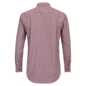 Chemise manche longue en flanelle Mélange de carmin-6XL