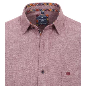 Chemise manche longue en flanelle Mélange de carmin de 2XL à 6XL-6XL