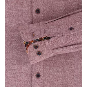 Chemise manche longue en flanelle Mélange de carmin-6XL