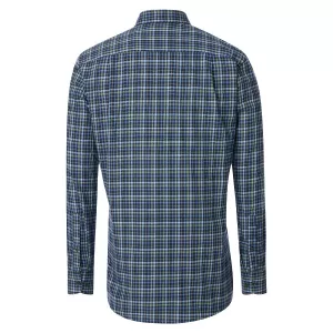 Chemise en flanelle petits carreaux vert bleu-3XL