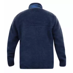 Veste sherpa polaire bleu marine de 3XL à 8XL-3XL