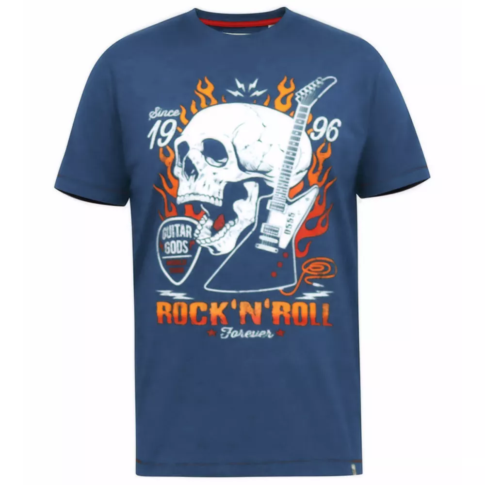 T-shirt Mélange de bleu manche courte 3XL à 8XL - NEAL-5XL