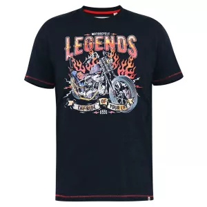 T-shirt bleu marine manche courte 3XL à 6XL - Jagger