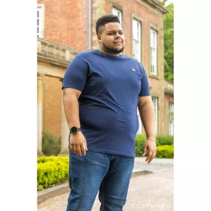 T-shirt Mélange de bleu marine manche courte 3XL à 6XL - Orston -6XL