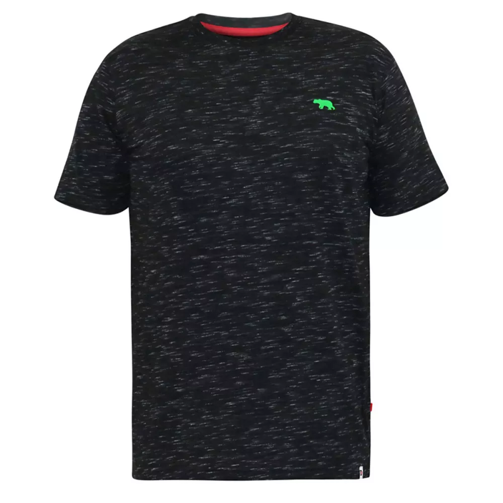 T-shirt Mélange de noir manche courte 3XL à 6XL - Orston -4XL