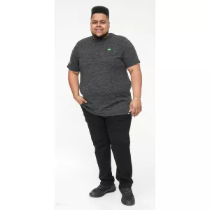 T-shirt Mélange de noir manche courte 3XL à 6XL - Orston -5XL