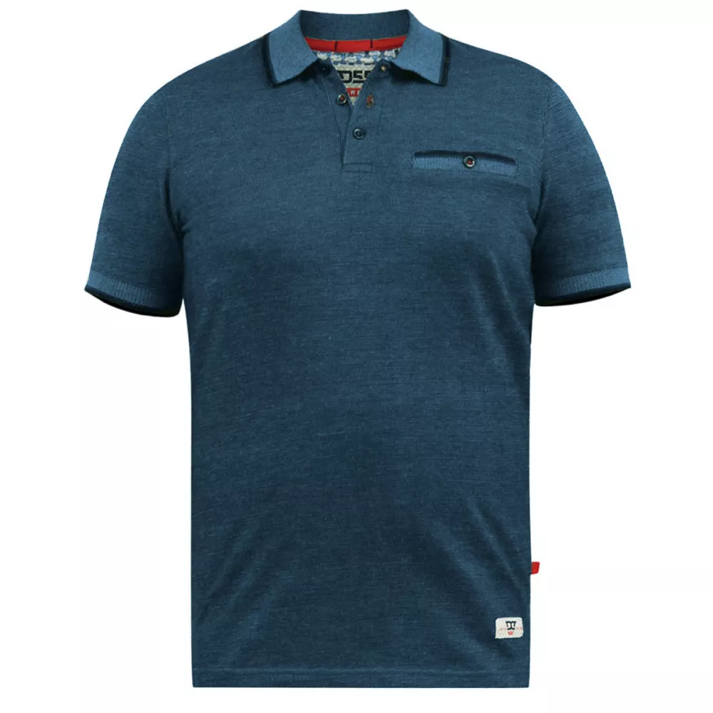 Polo bleu pétrole manche courte 3XL à 8XL - Troy-3XL