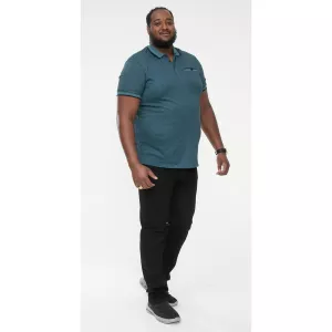 Polo bleu pétrole manche courte 3XL à 8XL - Troy-3XL