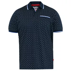 Polo bleu marine manche courte 3XL à 6XL - Oakley 