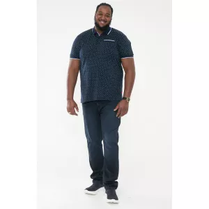 Polo bleu marine manche courte 3XL à 6XL - Oakley -3XL