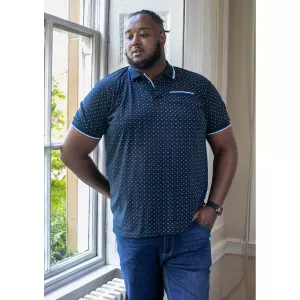 Polo bleu marine manche courte 3XL à 6XL - Oakley -3XL