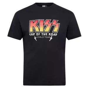 North 56°4 T-shirt manche courte noir 3XL à 8XL - KISS